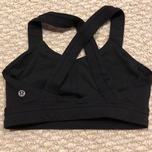 Lululemon Black Sports Bra